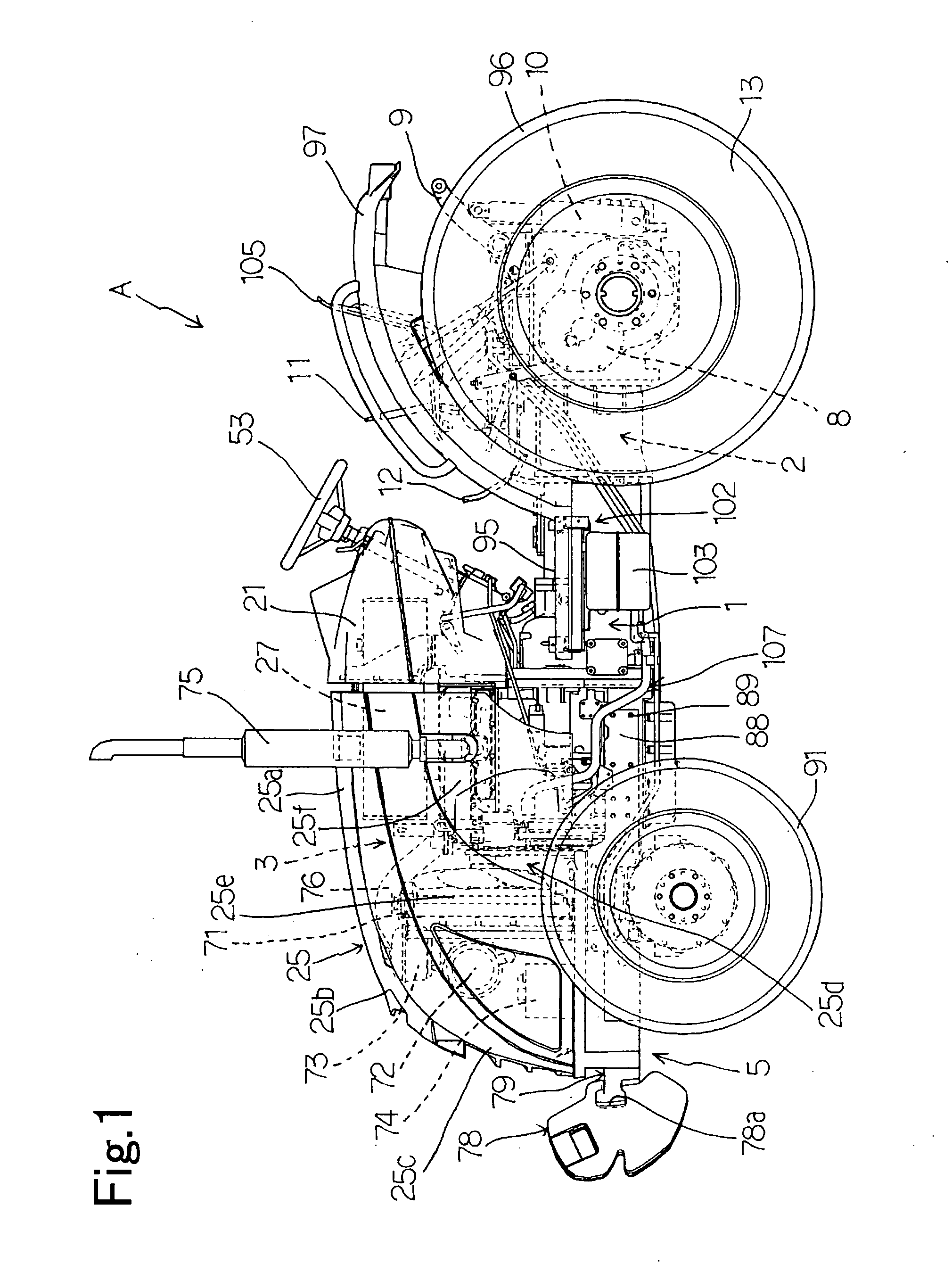 Assembling Method of Tractor and Tractor