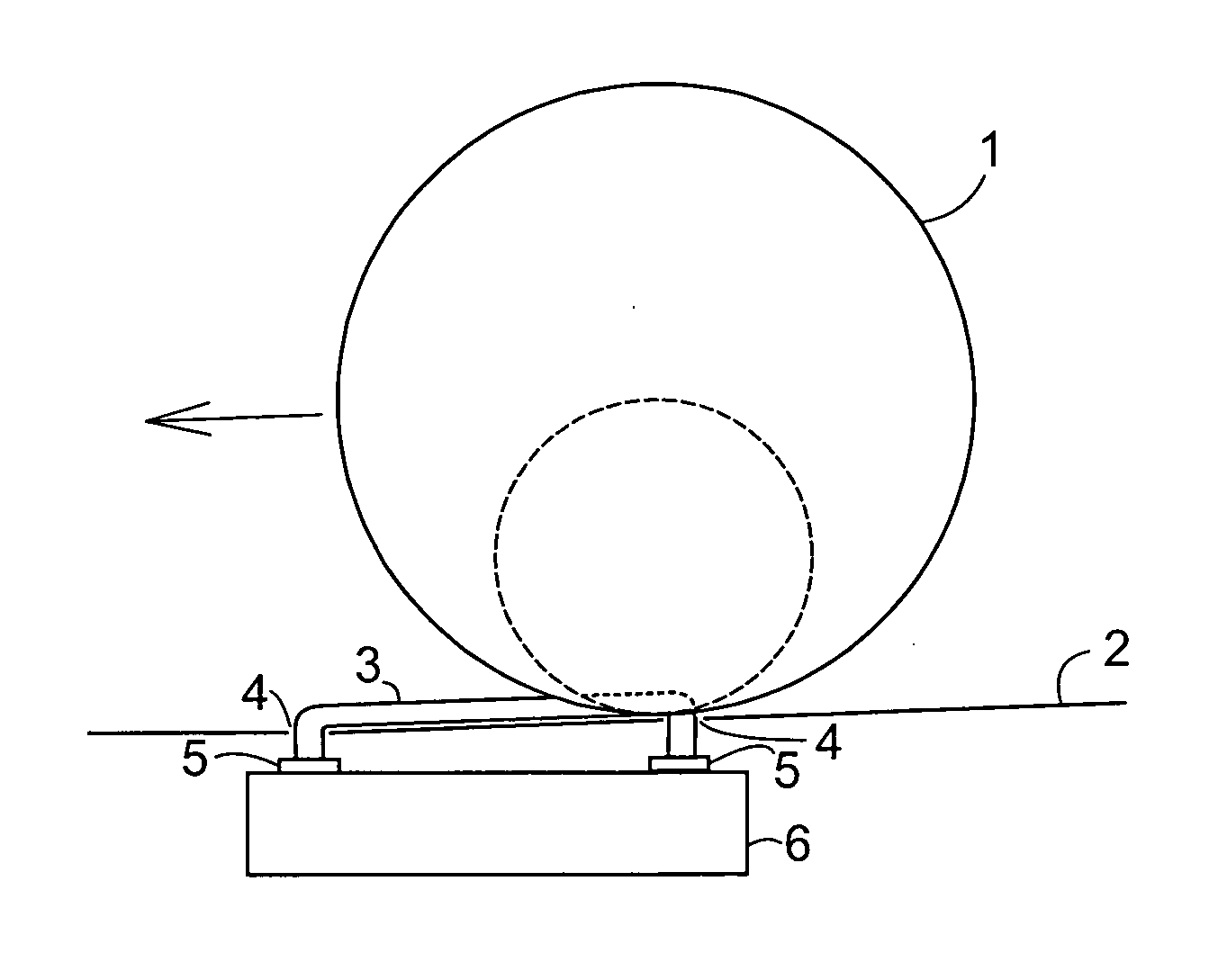 Arrangement for controlling the rolling of a cylindrical object