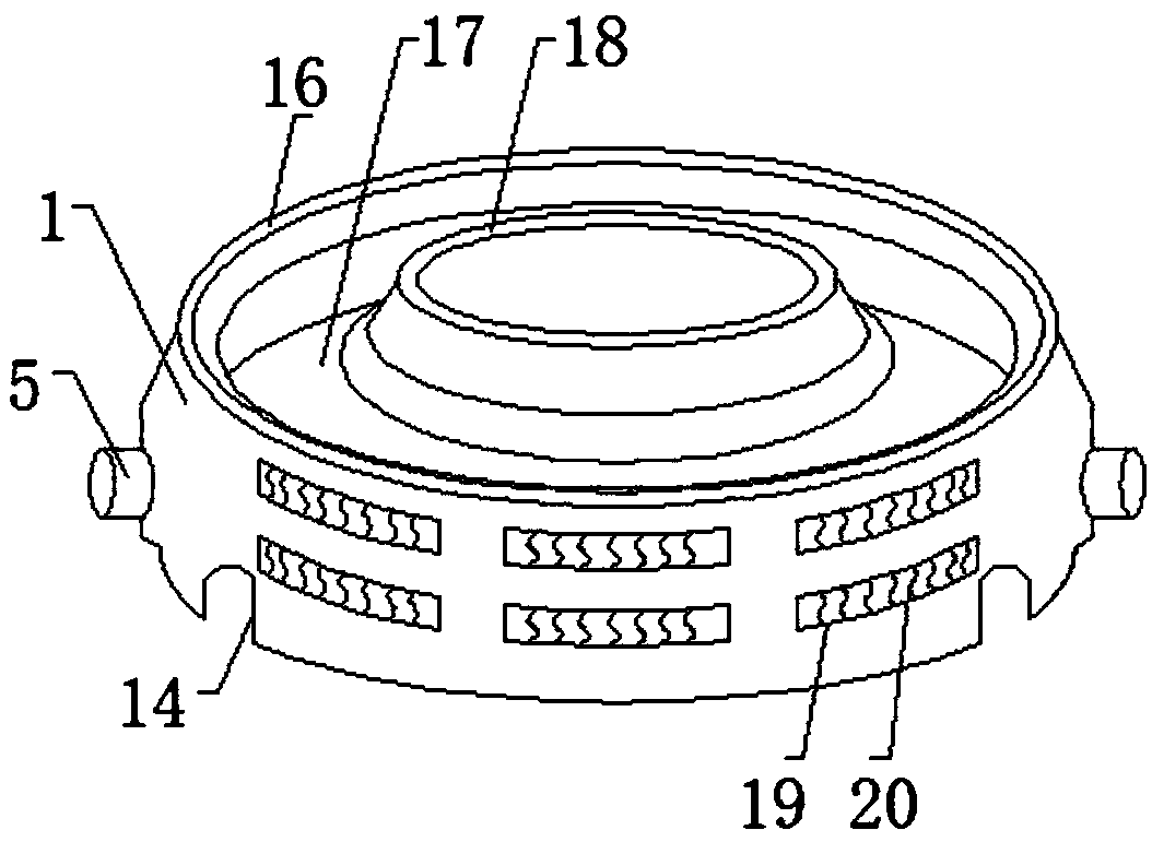 Fixed and stable automobile shock absorber skeleton