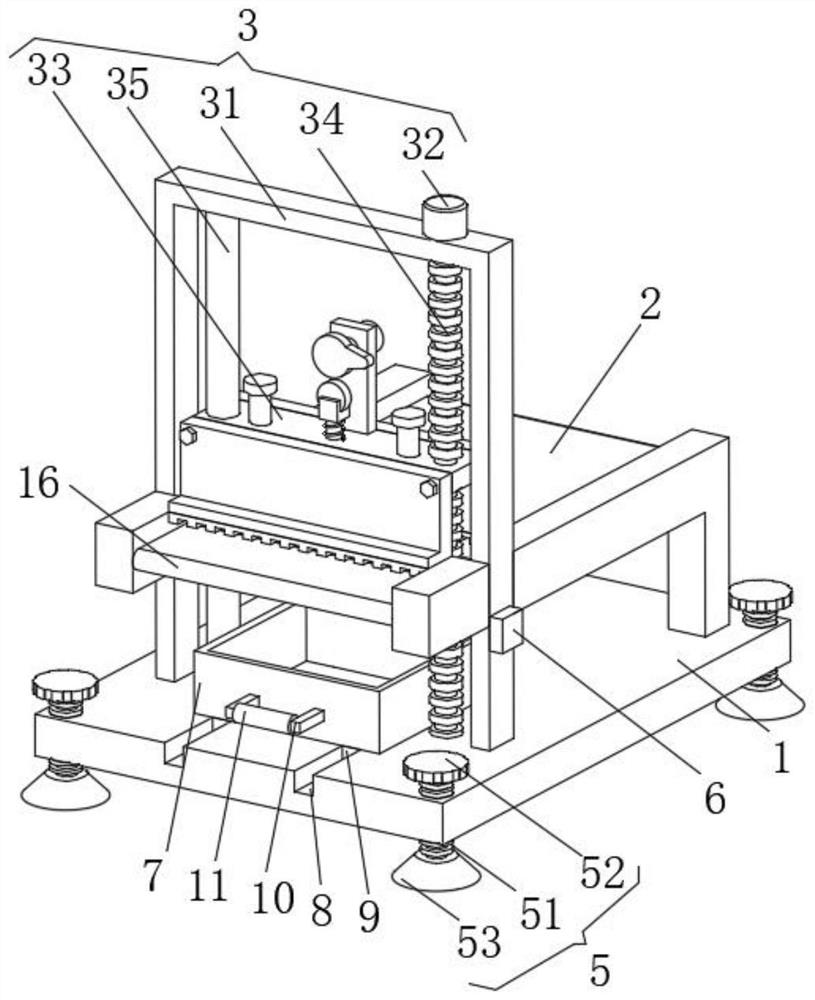 Convenient-to-maintain plate shearing machine for hinge machining