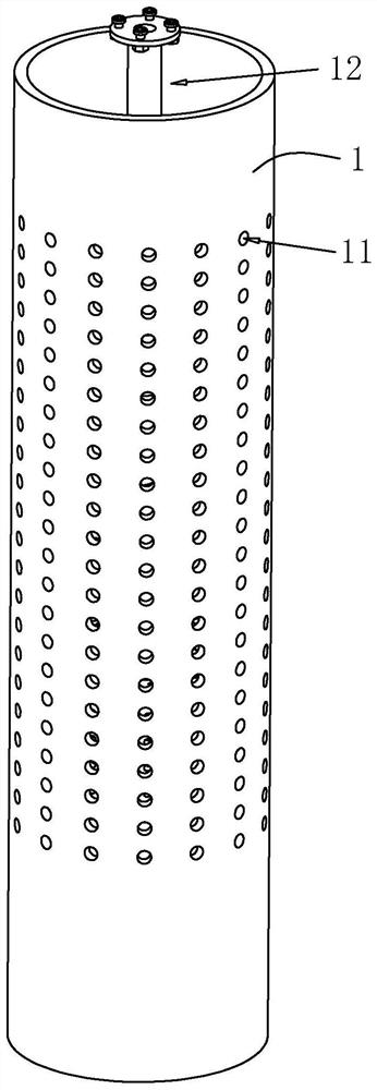 High water level soft foundation drainage construction device and method