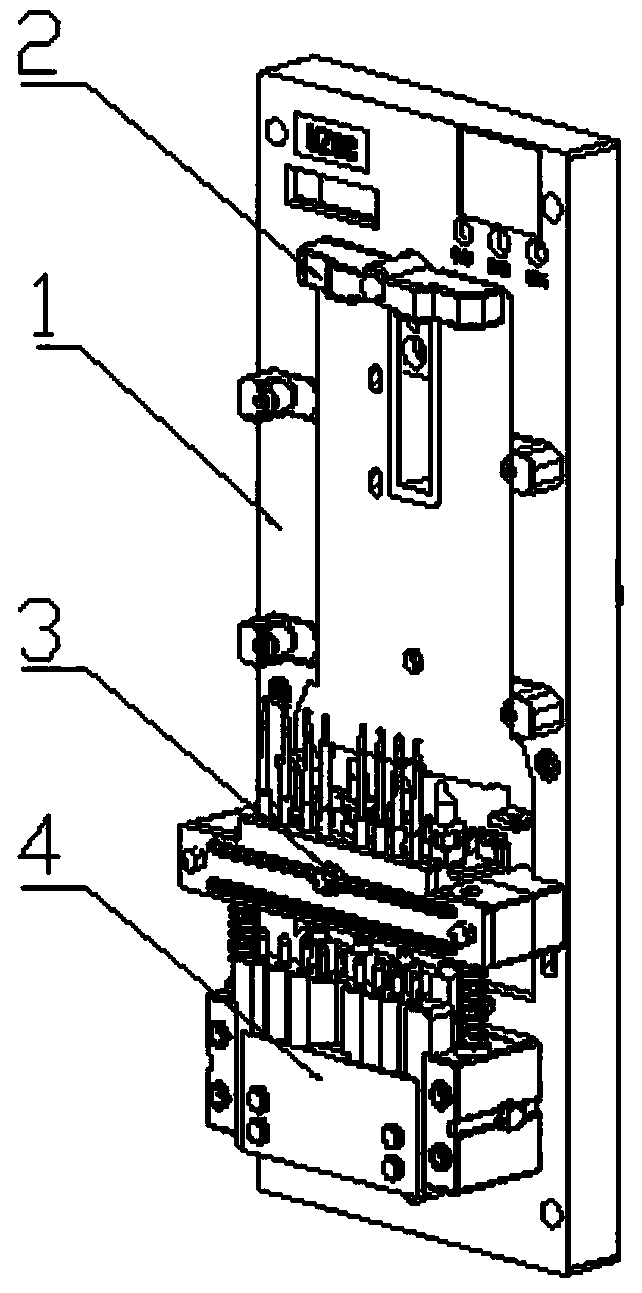 Integrated junction device for single-phase kilowatt-hour meter inspection and electric strength test