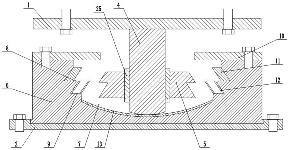 A multi-stage shock-isolation friction pendulum support with pull-out resistance