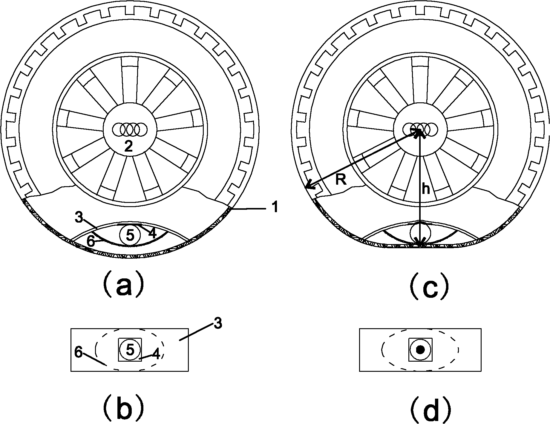 Automobile tire monitoring device based on organic piezoelectric material