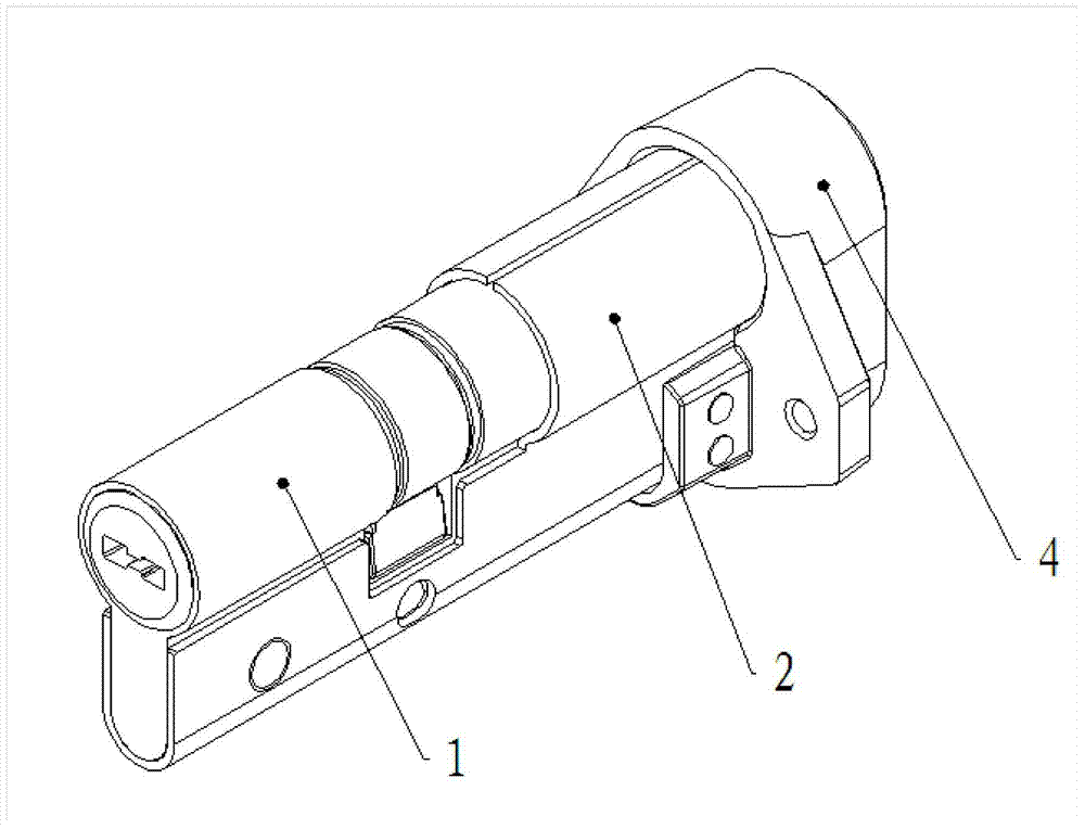 Cylinder anti-forced-opening protector