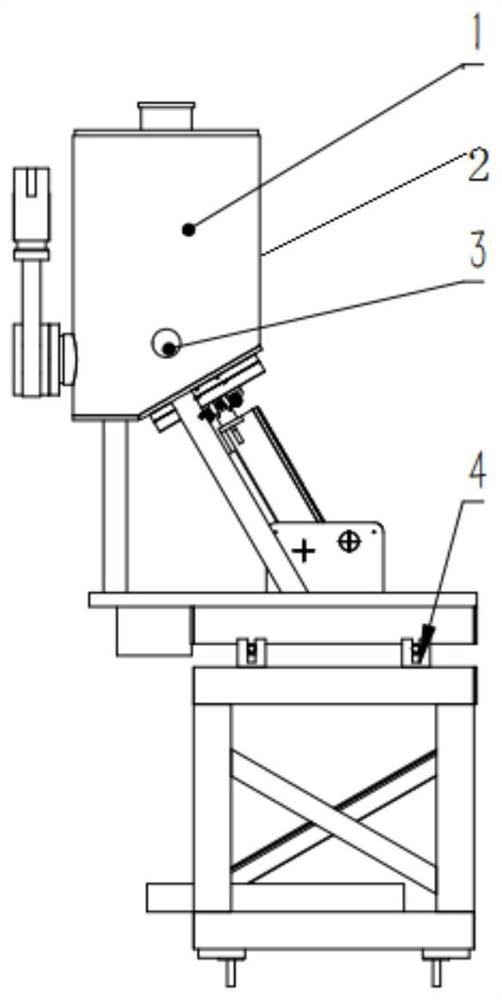 A vacuum target station system