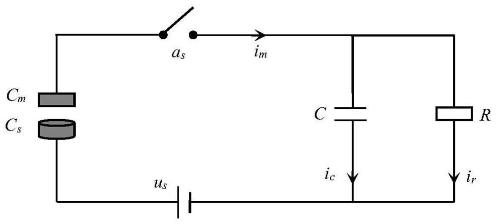 Calculation method of mechanical characteristics of electromagnetic relay closing bounce electrical contact under capacitive load