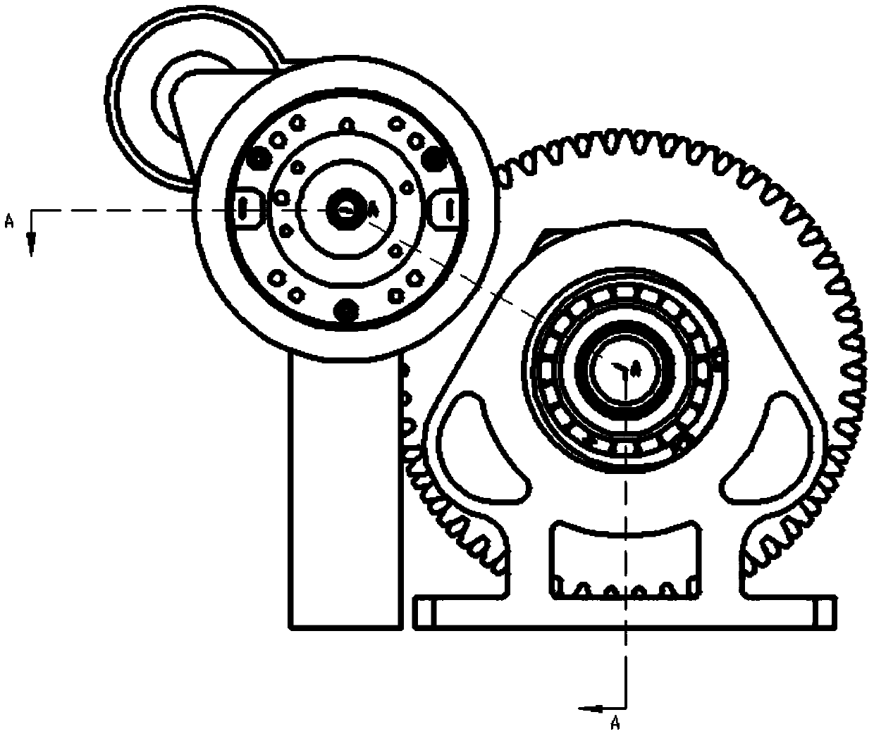 Mechanical differential drive mechanism