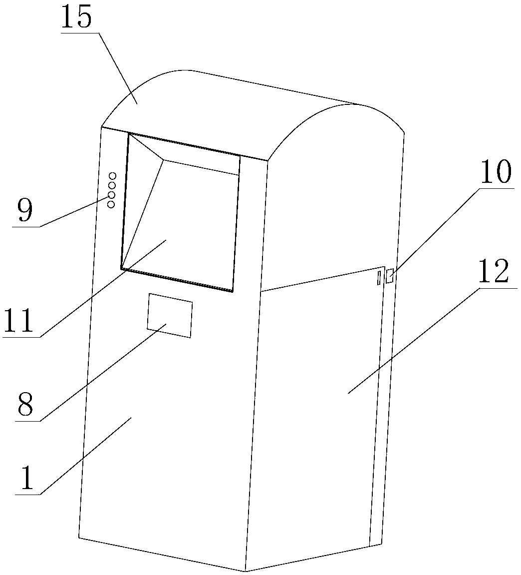 Low-power-consumption intelligent garbage bin and method of using same