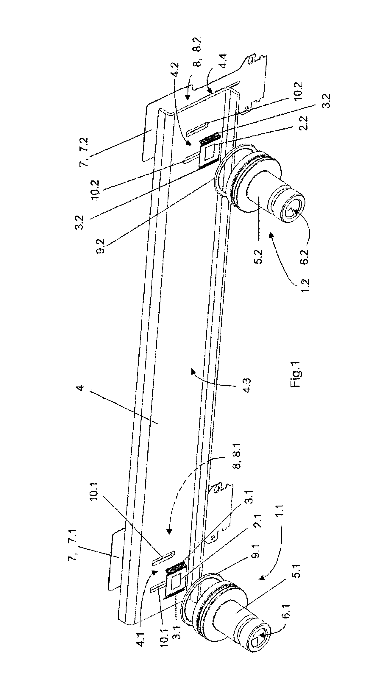 Stereo camera module and method for the production thereof