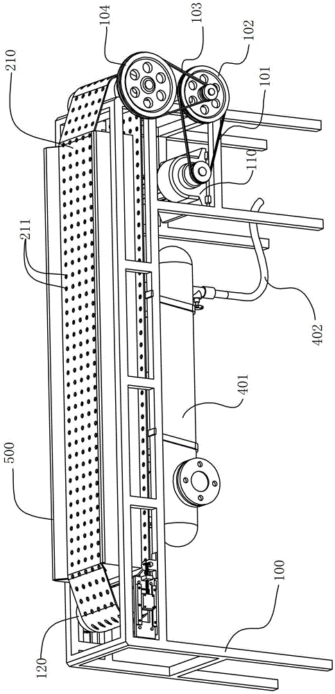 Automatic flour steaming device
