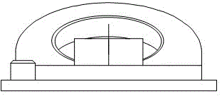 Single end strip of automobile safety belt and preparation method thereof