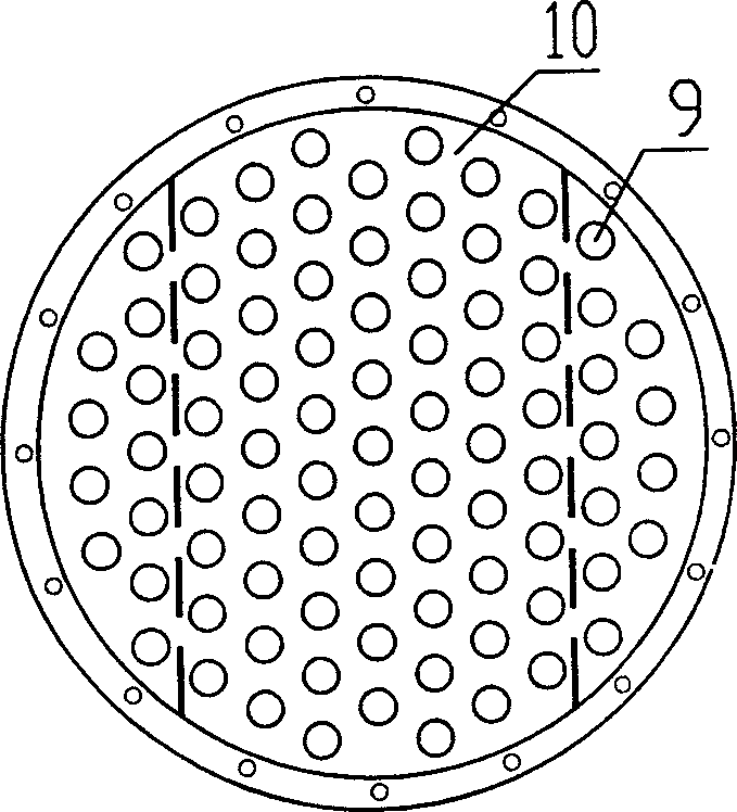 Device for recovering waste water and waste heat