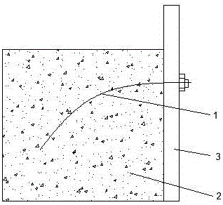 Model testing device and method for controlling exertion and monitoring of anchor tension