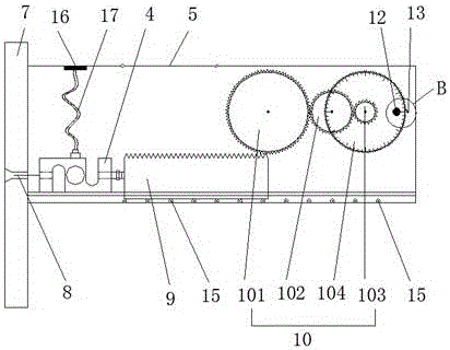 Model testing device and method for controlling exertion and monitoring of anchor tension