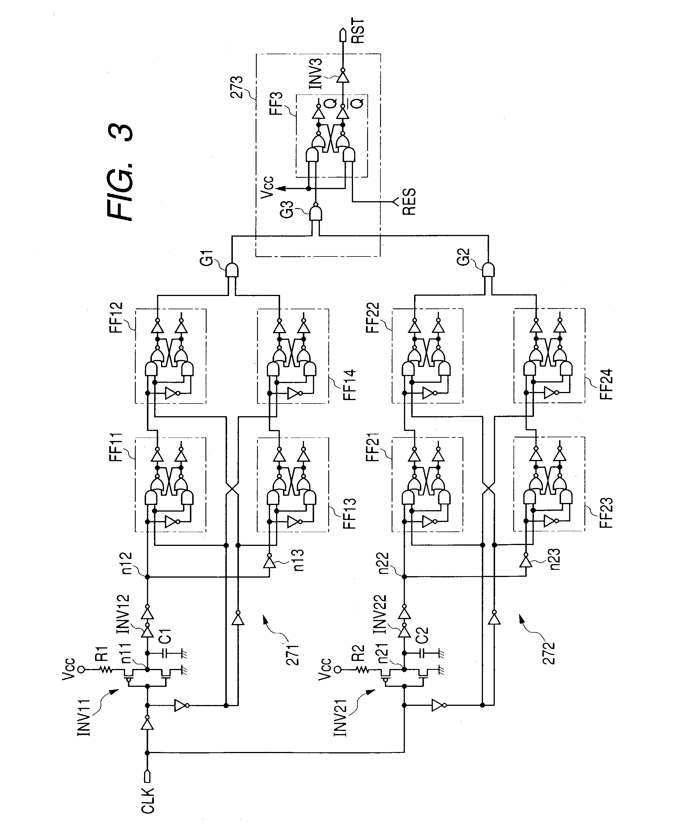 System for monitoring a period of an operation clock signal of a CPU and stopping operations of the CPU when the period is out of a predetermined allowable range
