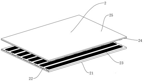 Magnetic stripe thin pad and production process thereof