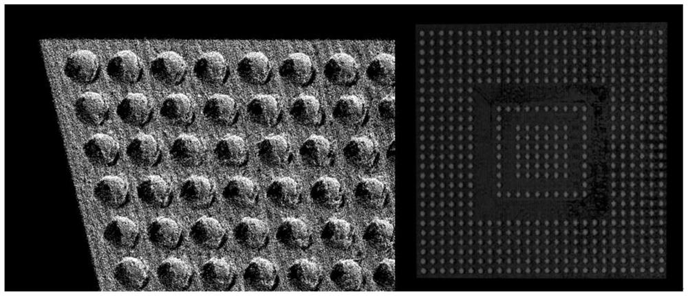 BGA solder ball three-dimensional detection method based on depth image processing