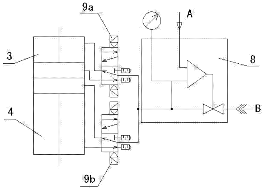 Changeable-angle robot edge rolling tool