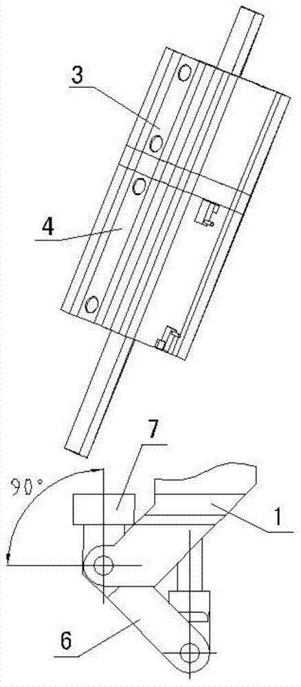 Changeable-angle robot edge rolling tool