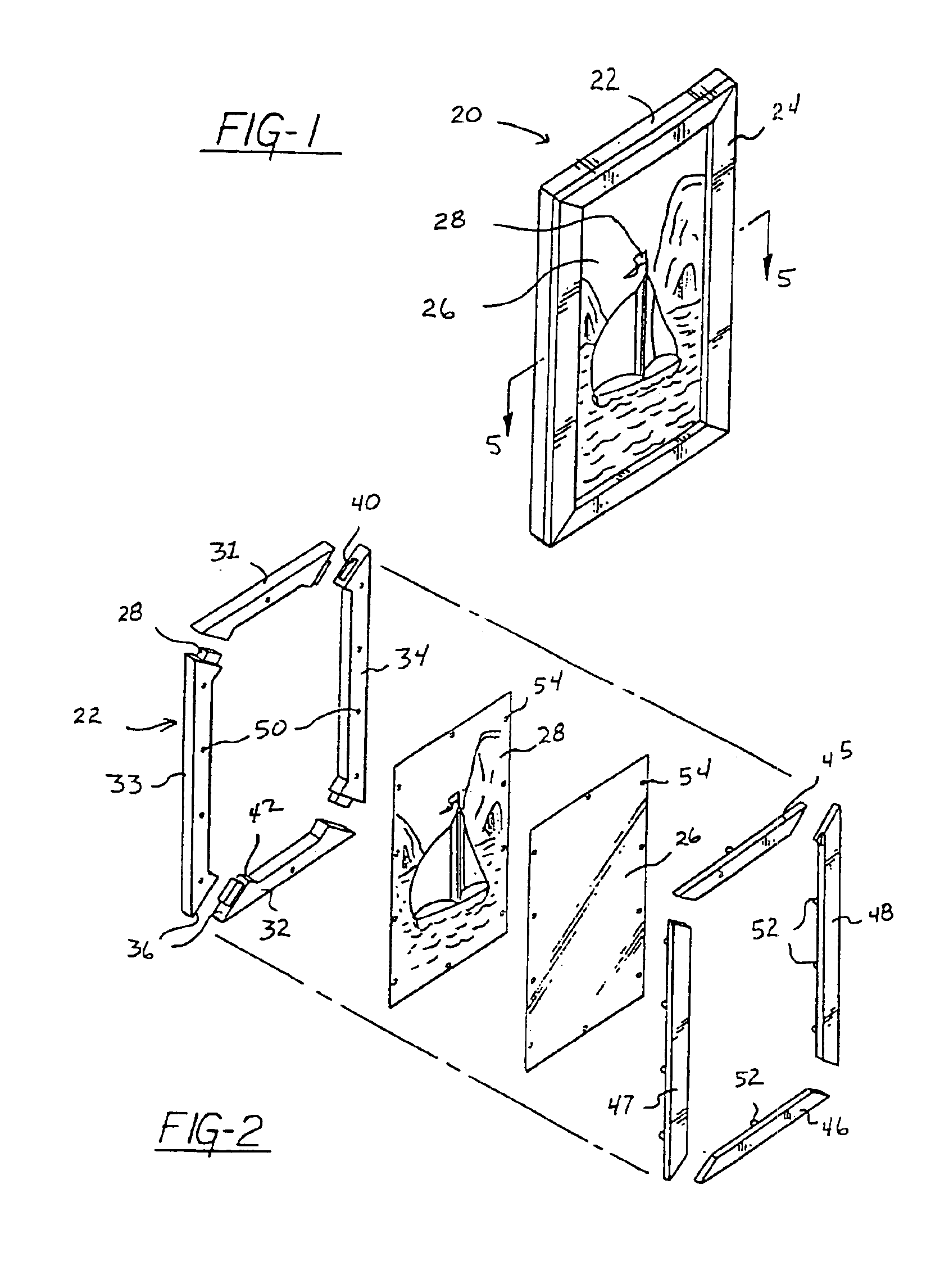 Framing system for securing and displaying flat sheet materials