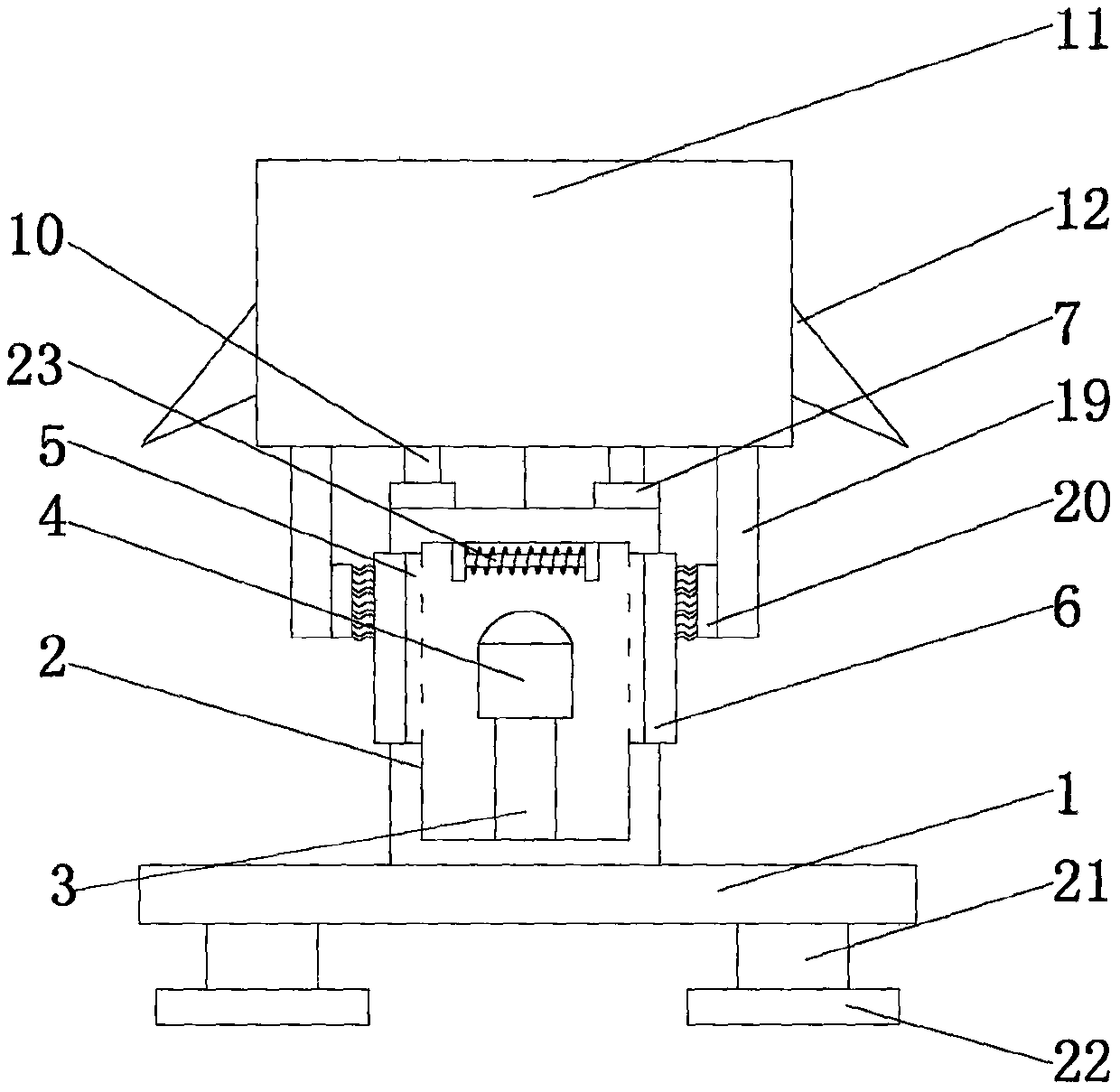 Range finder convenient for water removing of autonomous vehicle