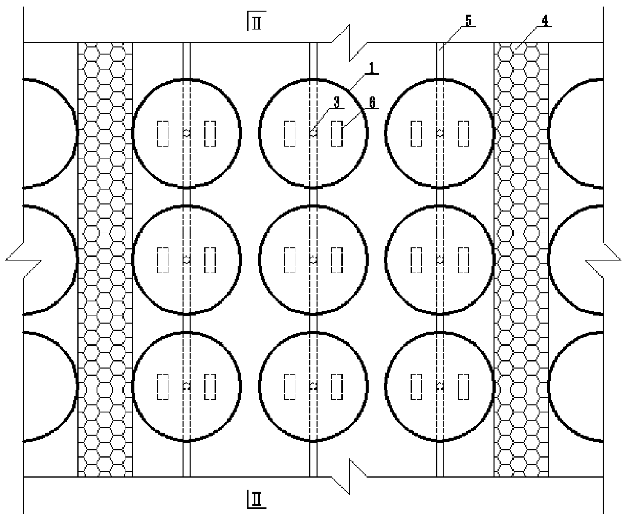 A roof planting method for rainwater utilization and load reduction, water saving and root control