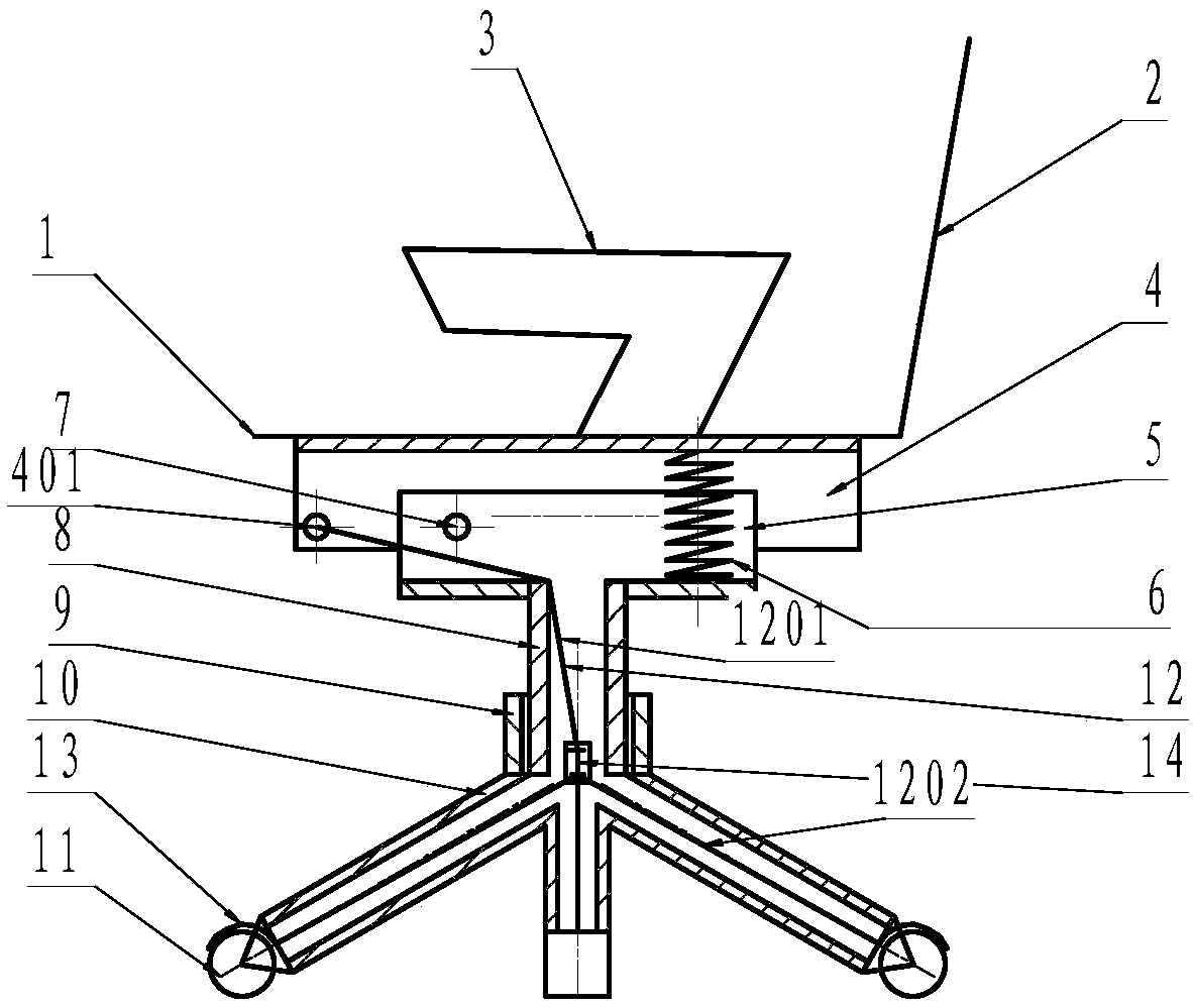 chair with automatic brake