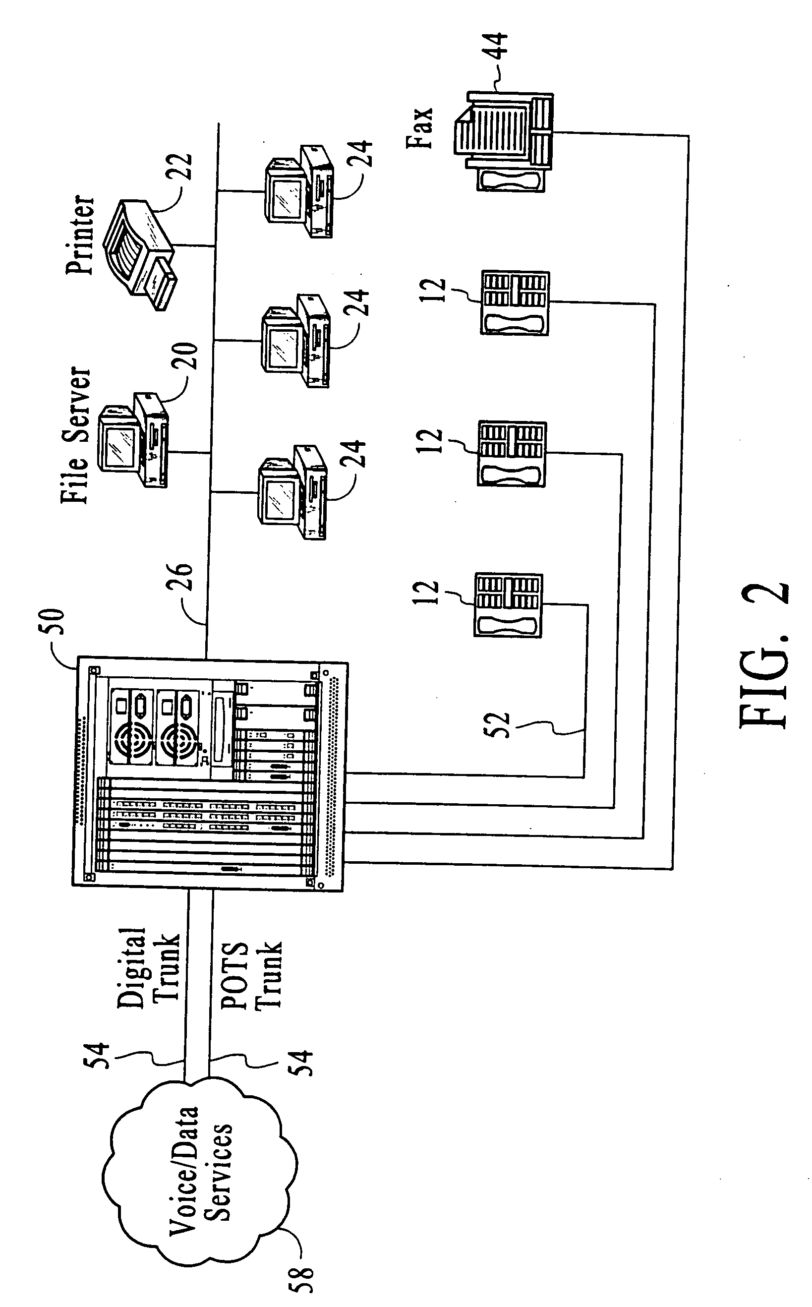 Systems and methods for multiple mode voice and data communications using intelligenty bridged TDM and packet buses and methods for performing telephony and data functions using the same