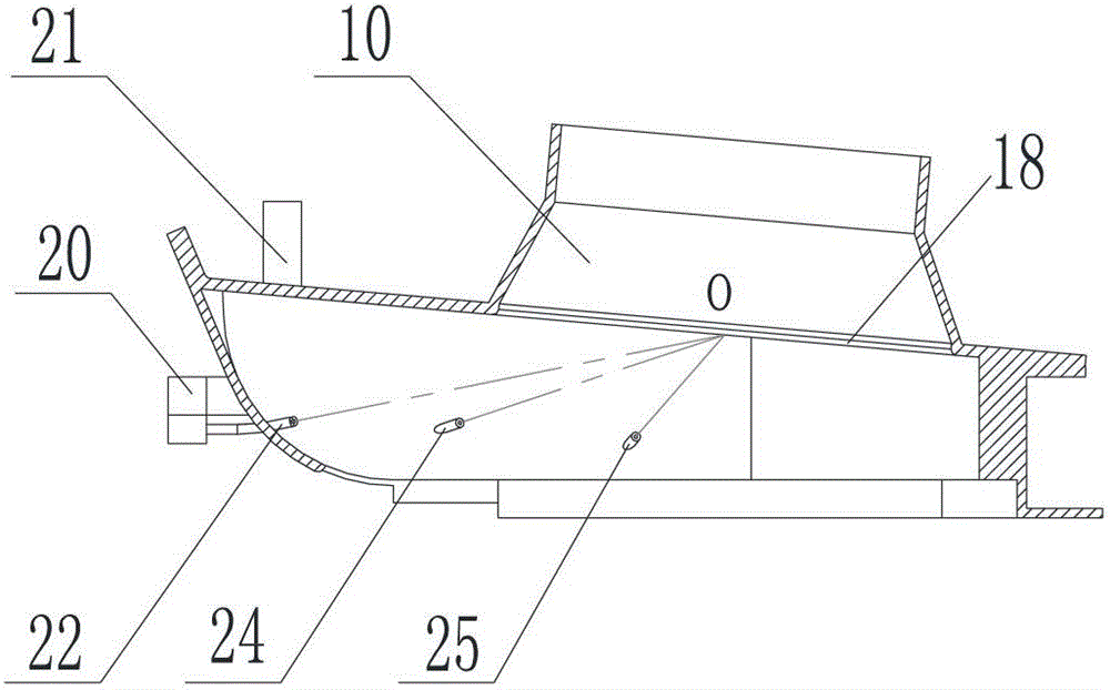 Suction nozzle and pulse gas path control system and sweeping car comprising same