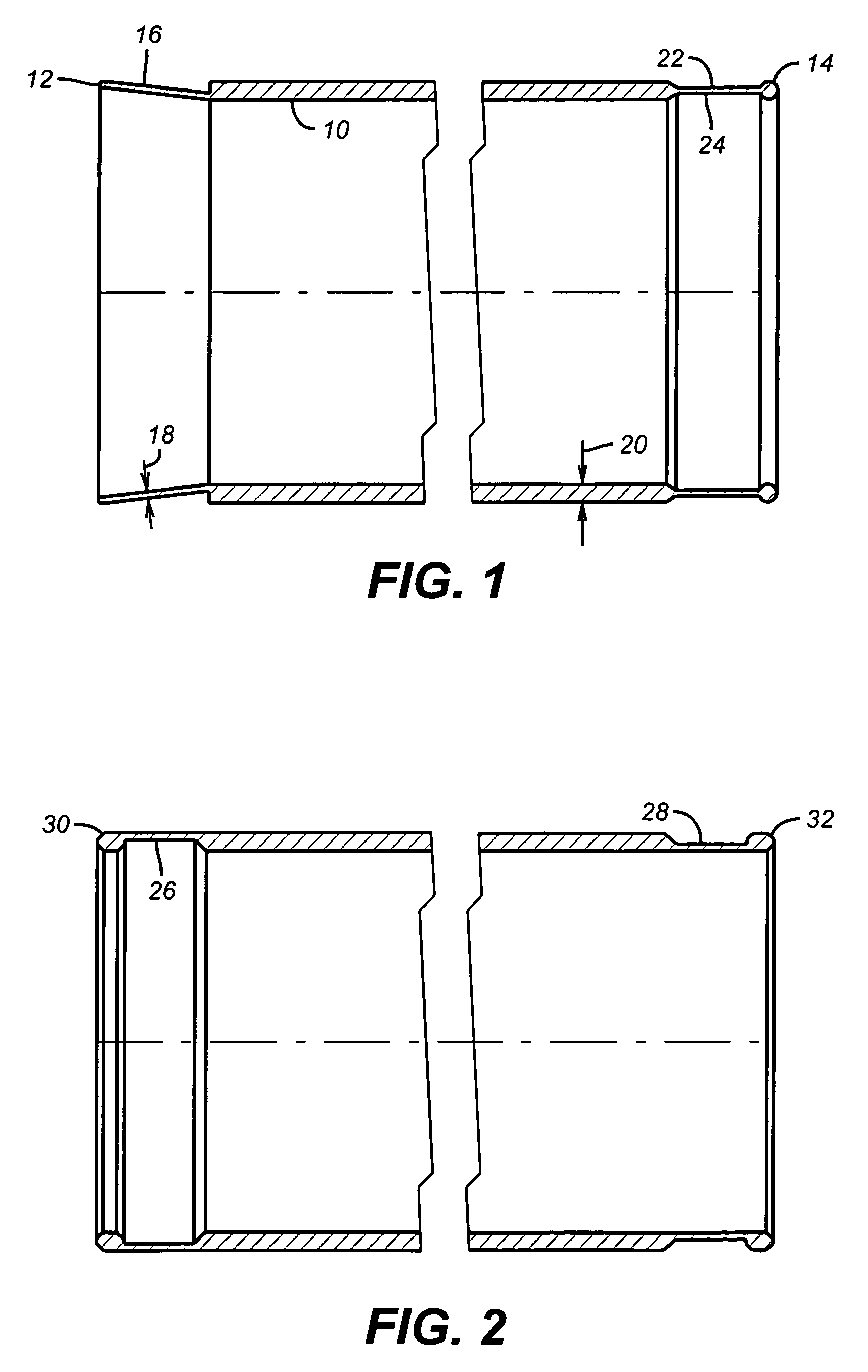 Method for reducing diameter reduction near ends of expanded tubulars