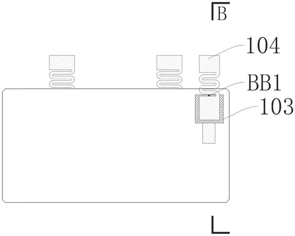 Flexible CIC battery and preparation method and application thereof