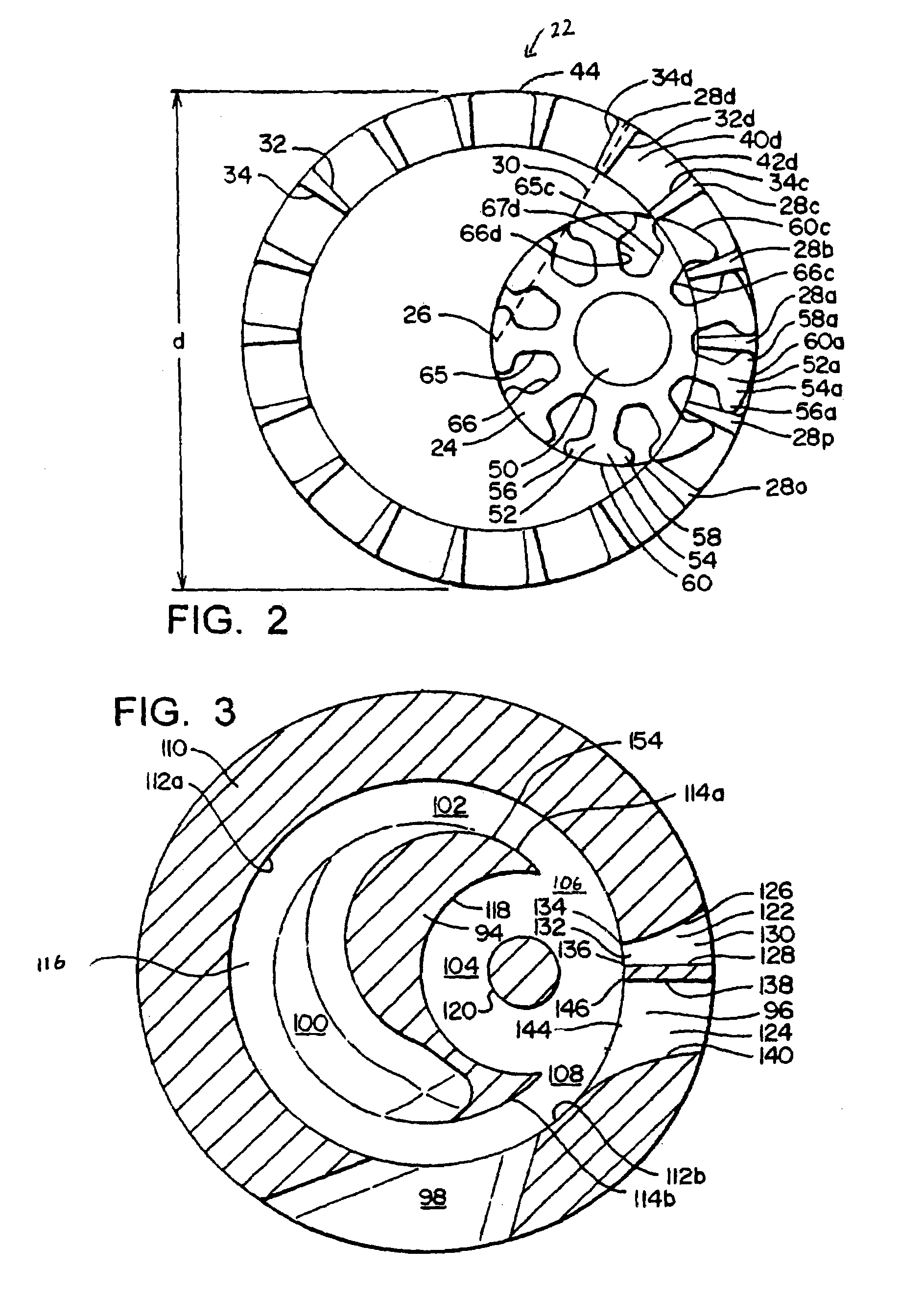 Rotary positive displacement device