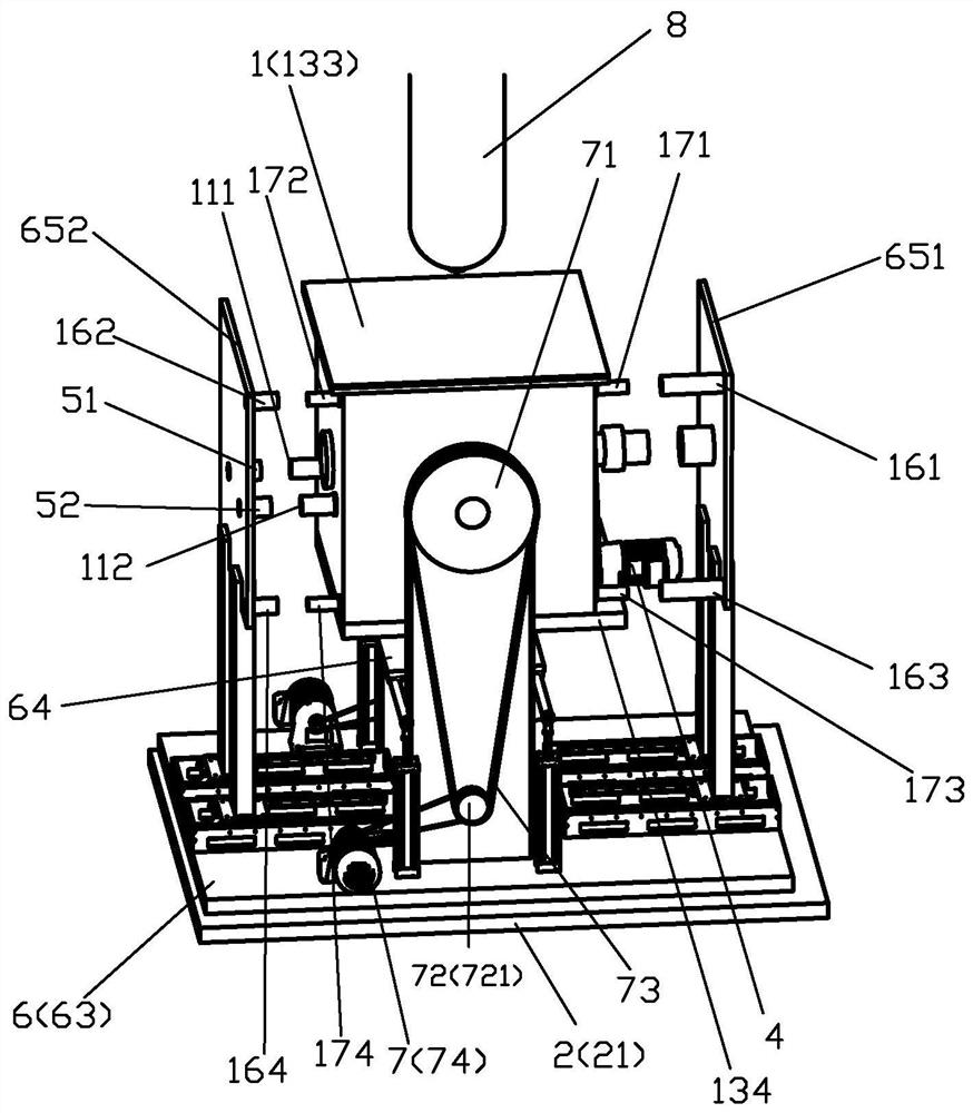 Quick ageing device for semi-hydrated calcined gypsum powder