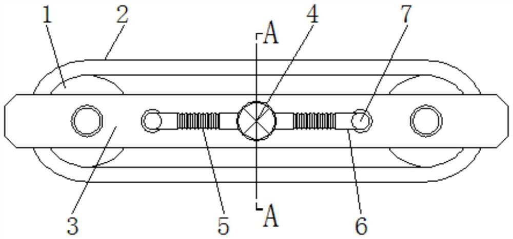 A conveying device with anti-adhesion function for bread production