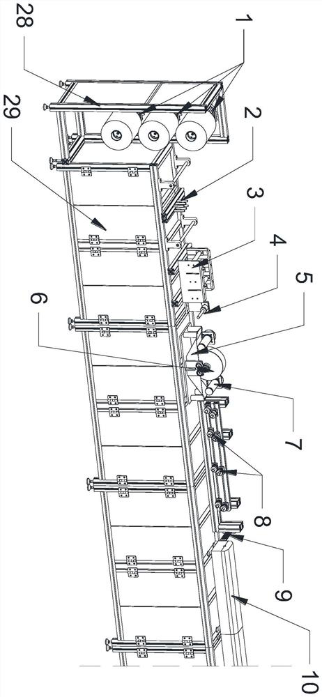 One-step dipping yarn device