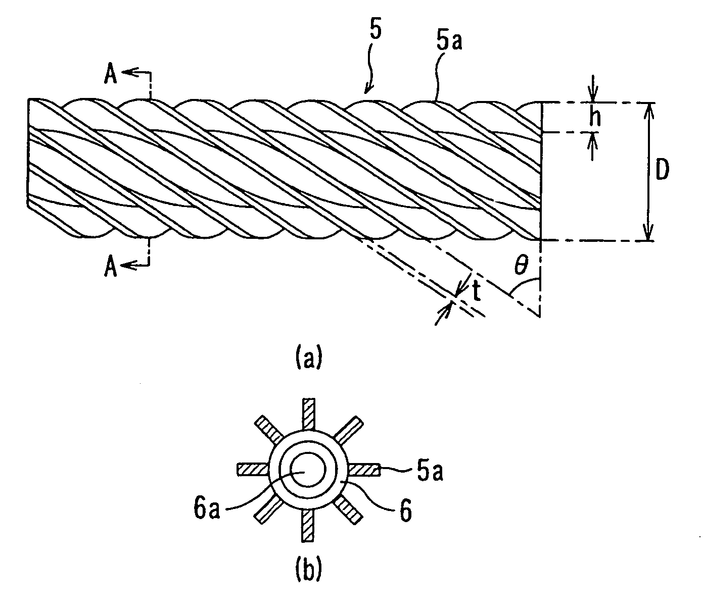 Screw conveyor of rotary hearth furnace for discharging reduced iron