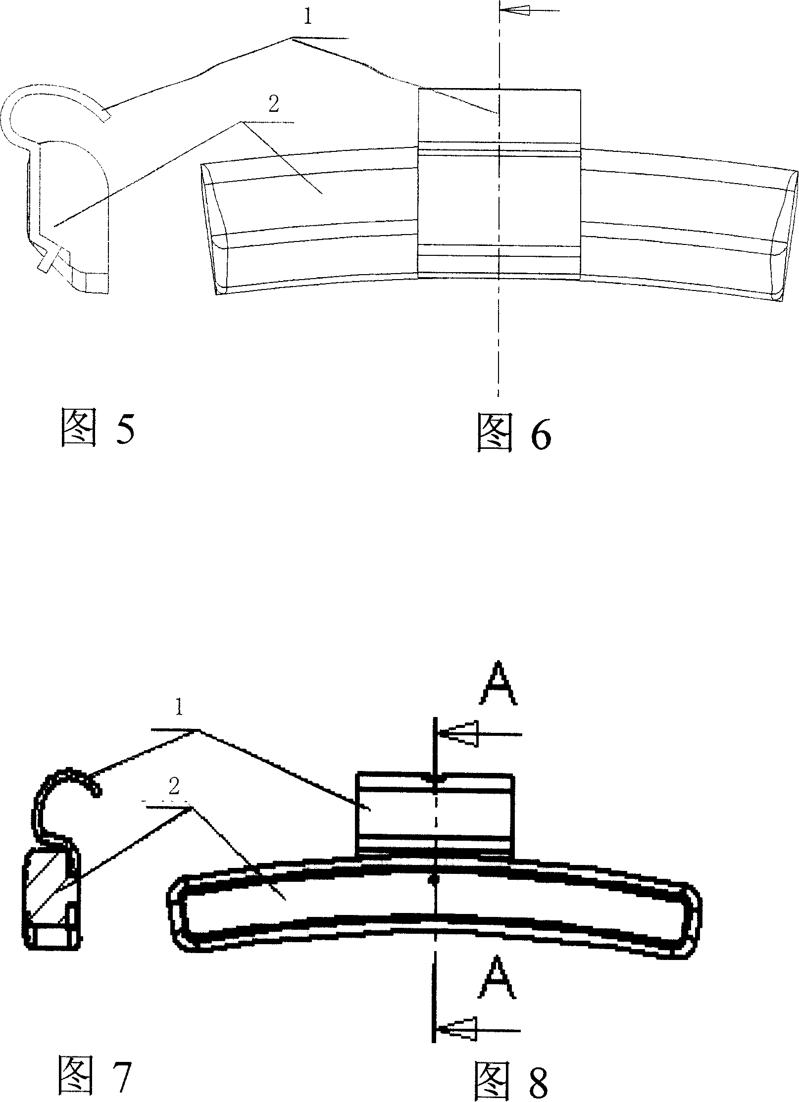 Steel, iron wheel balancing device and manufacturing method thereof