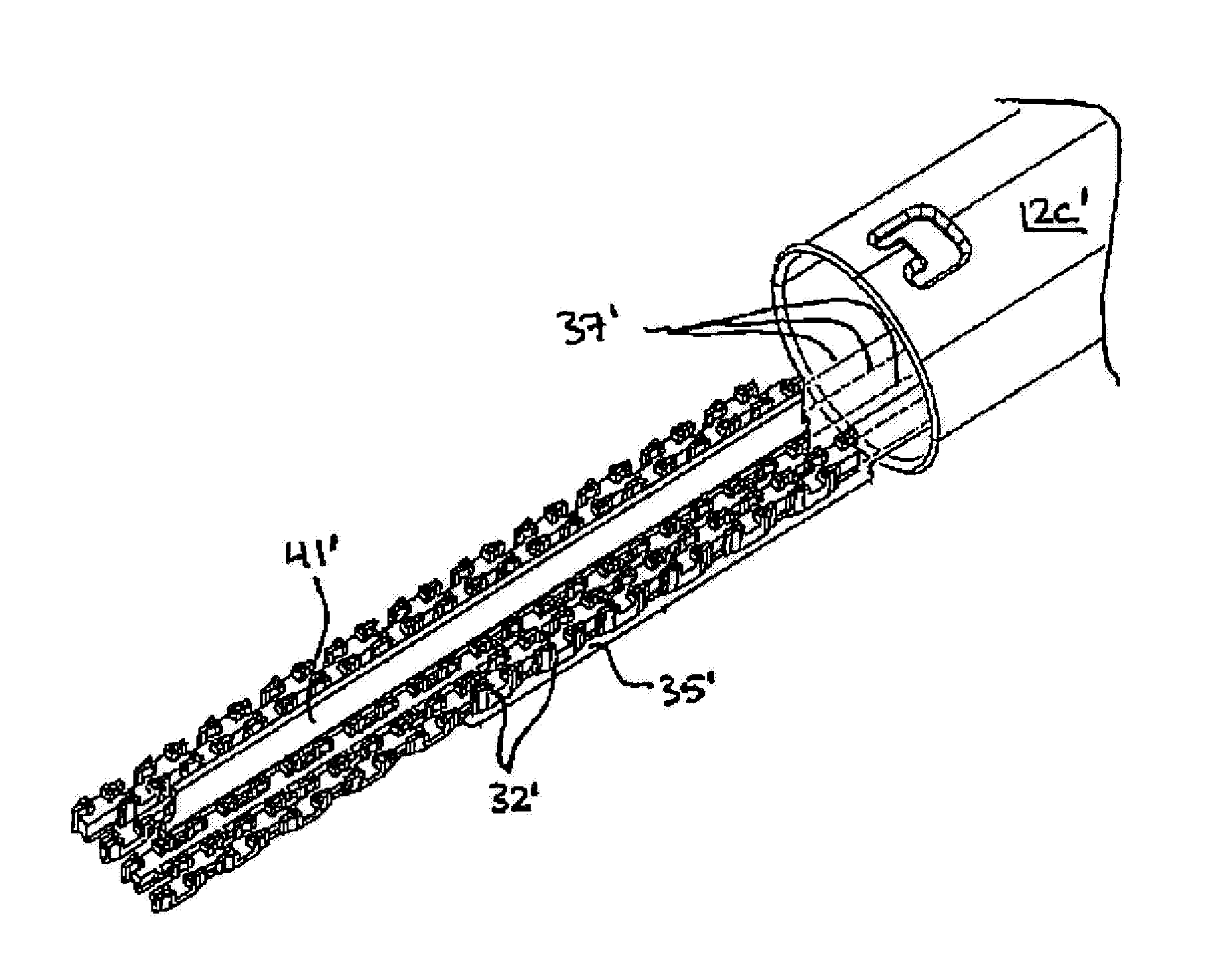 Electroactive polymer-based actuation mechanism for linear surgical stapler