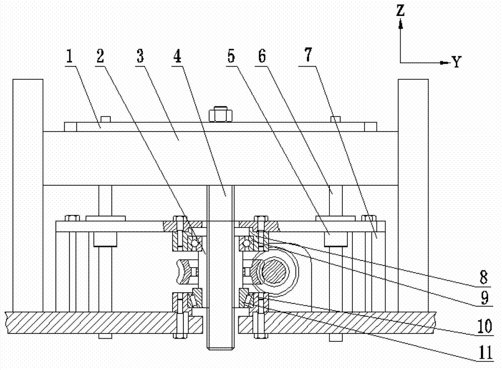 Static expanding lifting device of automobile air bag