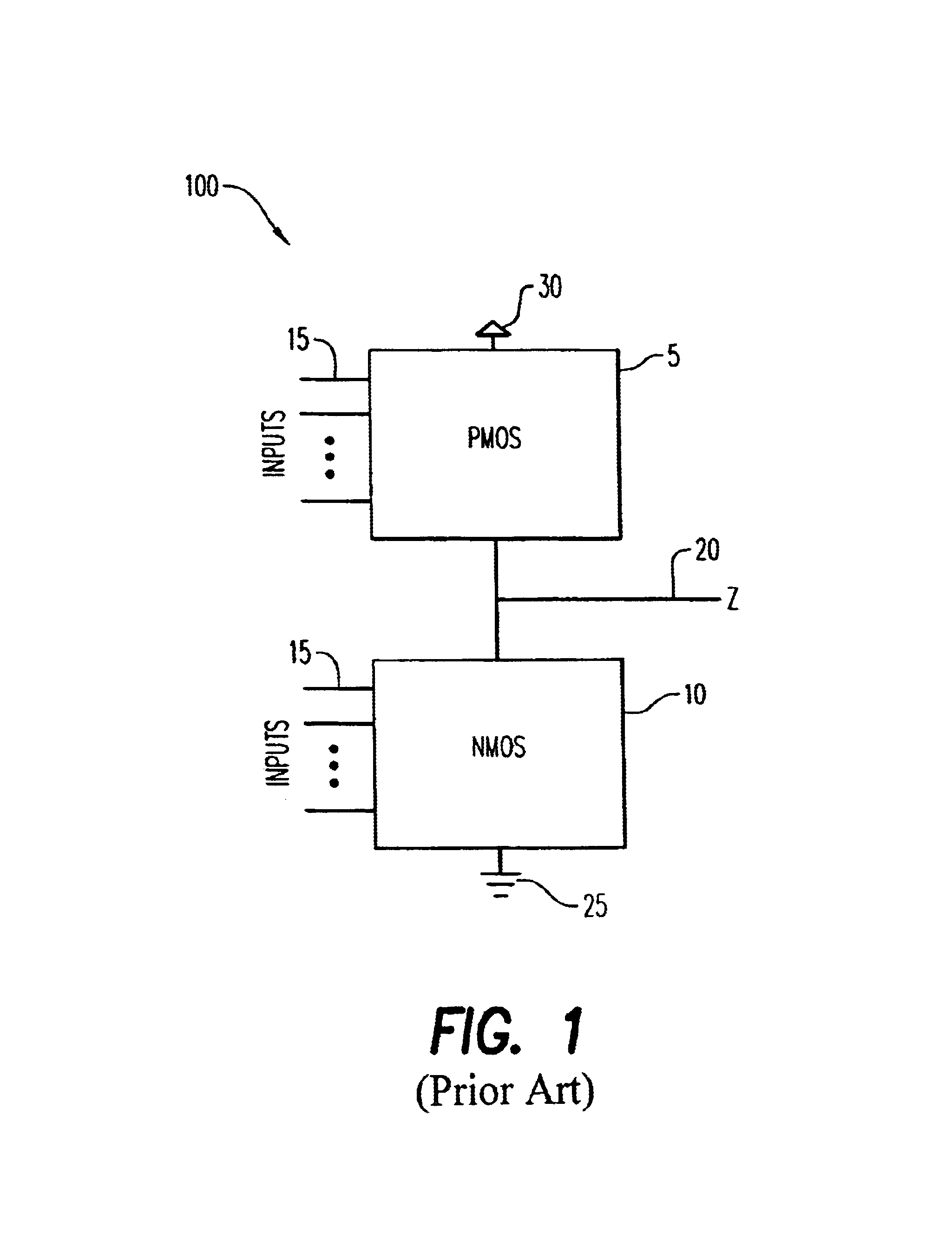 Logic circuit having a functionally redundant transistor network