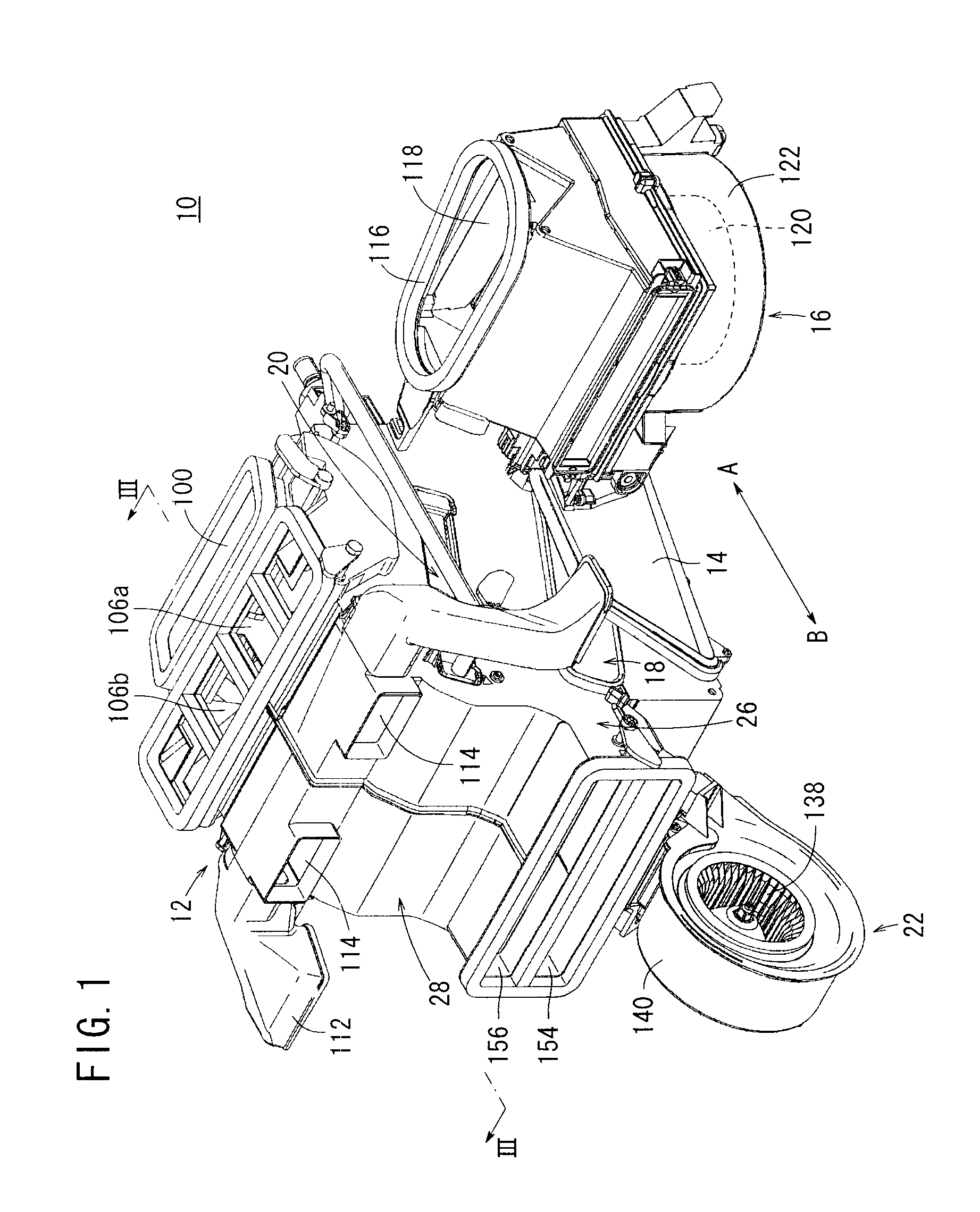 Heat exchanger for vehicular air conditioning apparatus