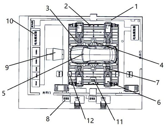 New energy vehicle power test system