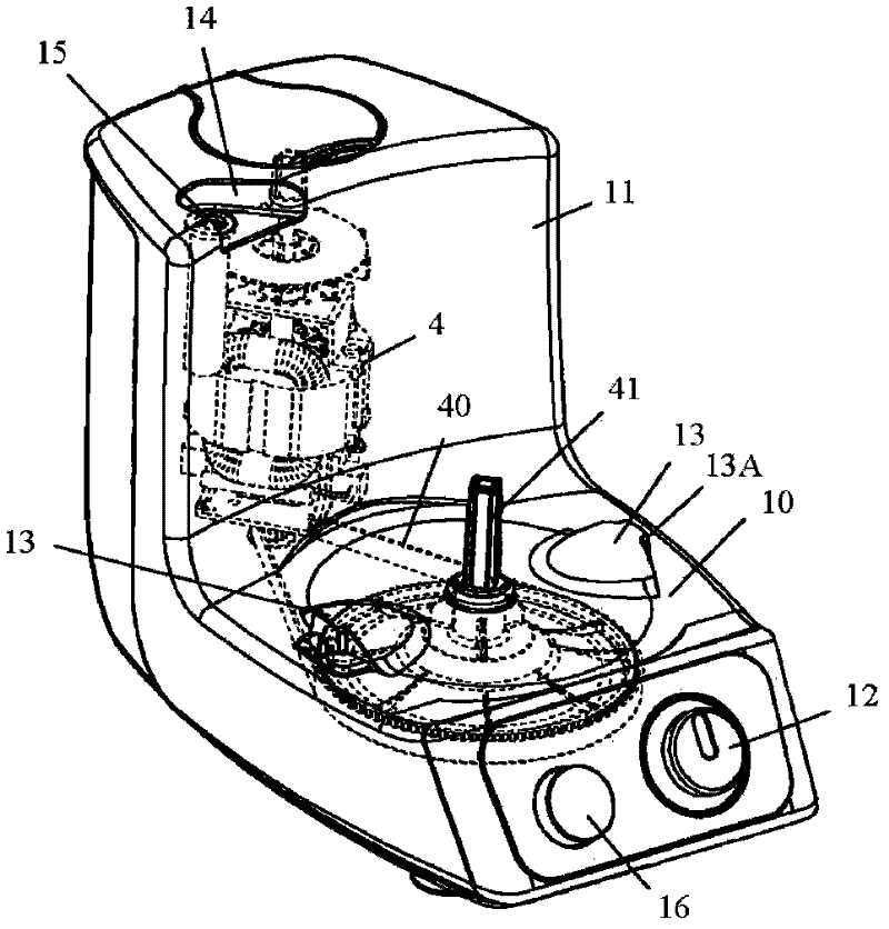Electrical kitchen appliance comprising a work container sealed by a removable cover