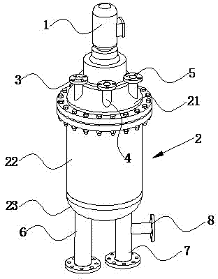 Eccentric rotating film filtering device