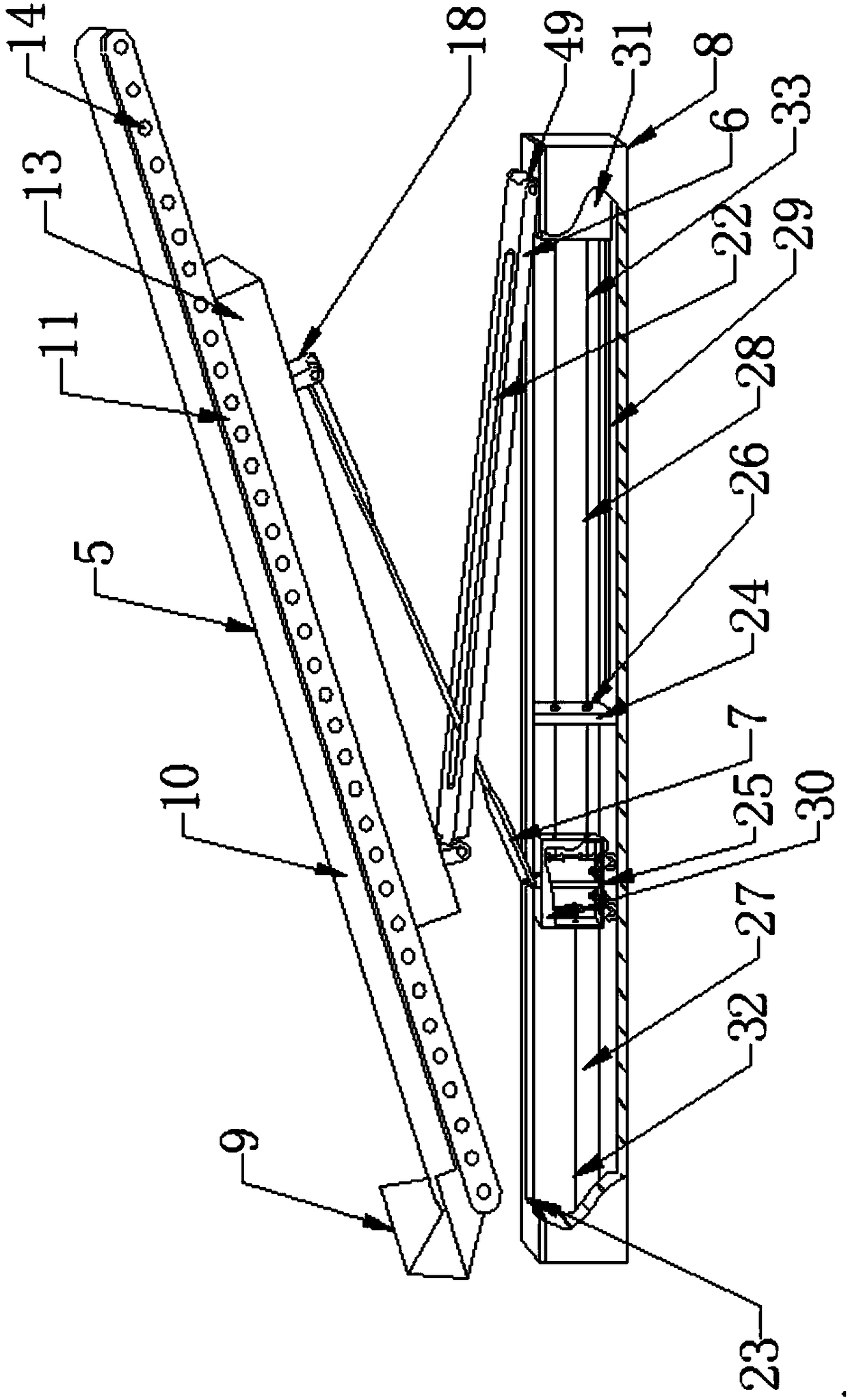 Traditional Chinese medicine delivering, mixing and crushing apparatus having sub-package function