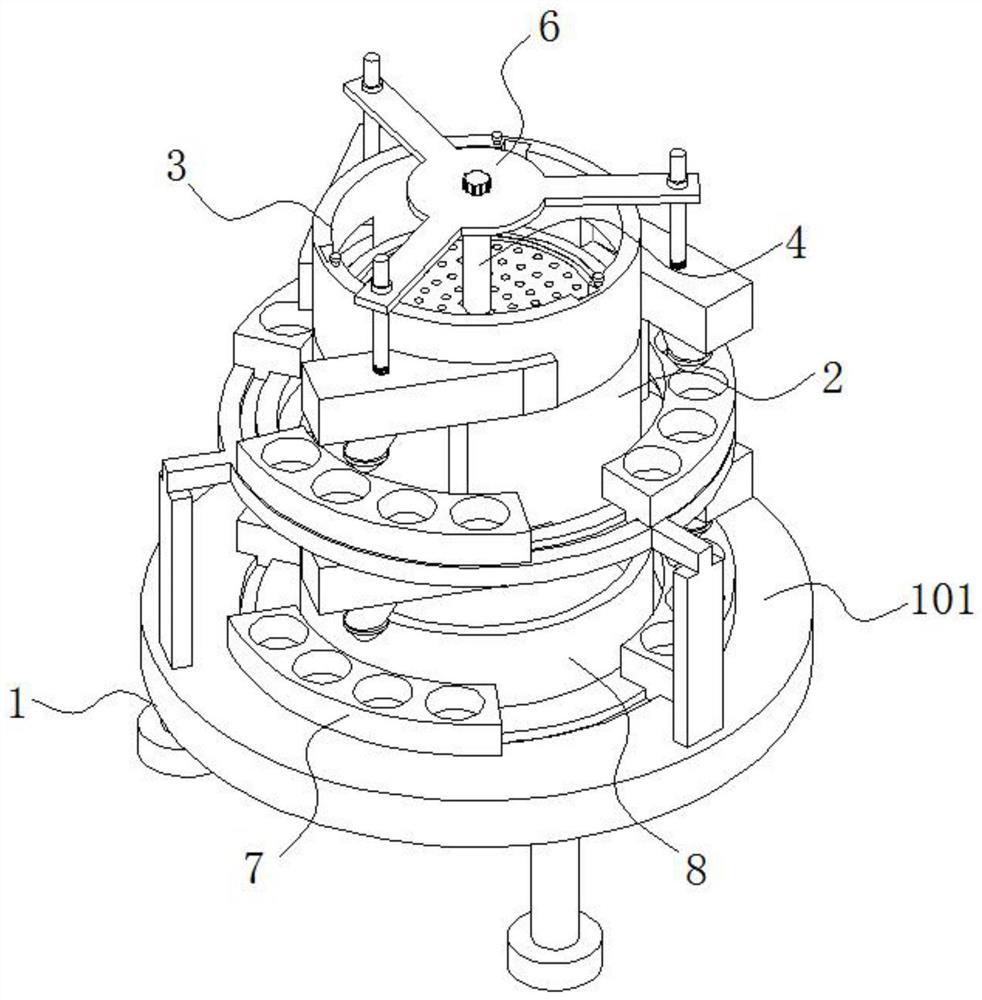 Centrifugal grain packaging equipment based on screening assembly