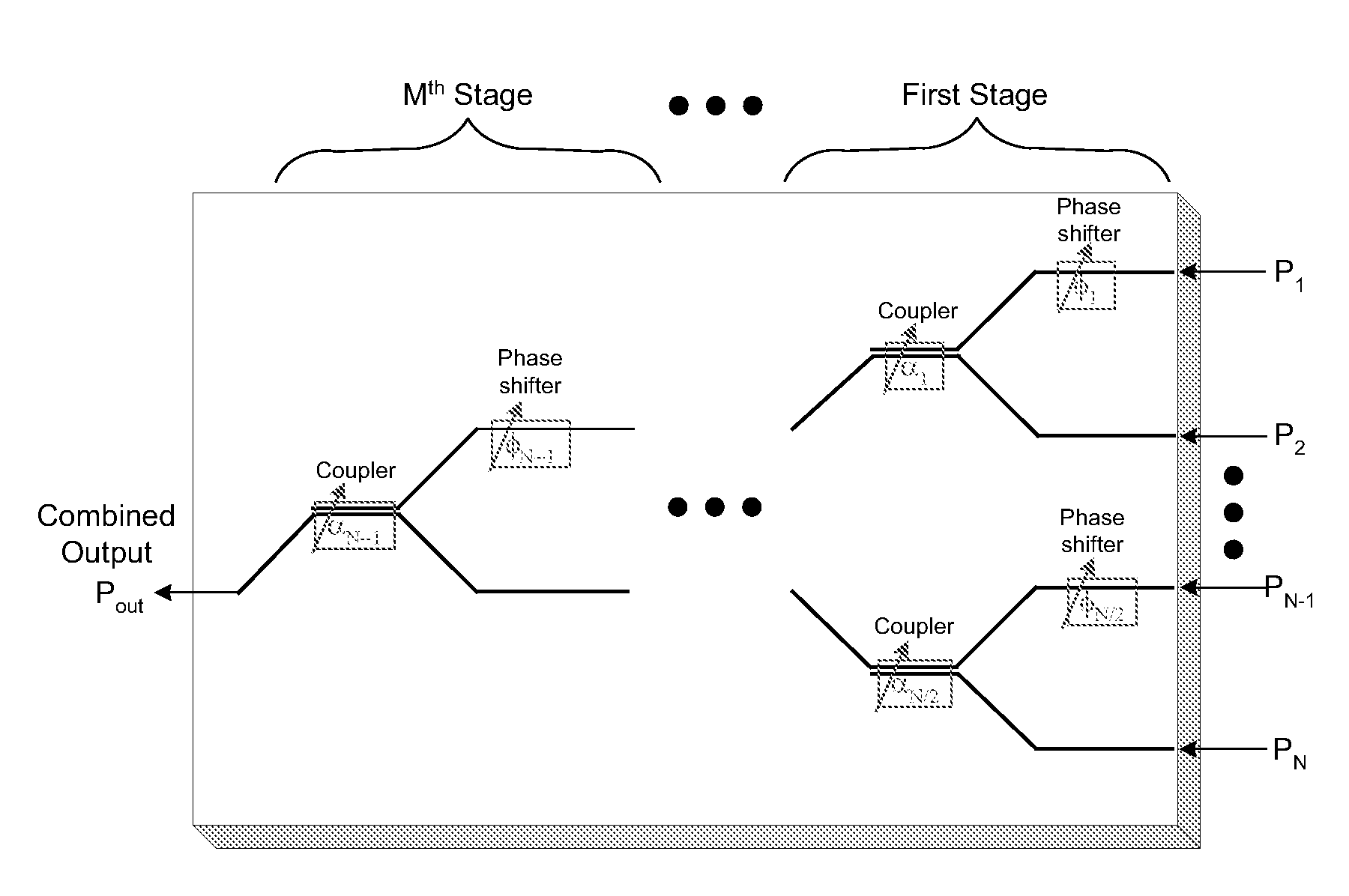 Space diversity optical receiver and system and method using the same