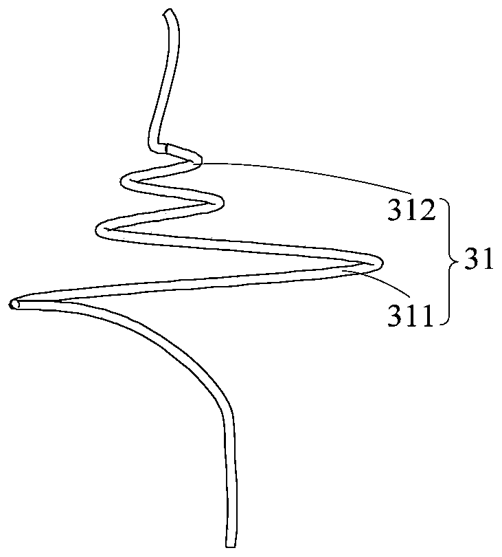 Cardiac valve tying rope and cardiac valve component comprising the same
