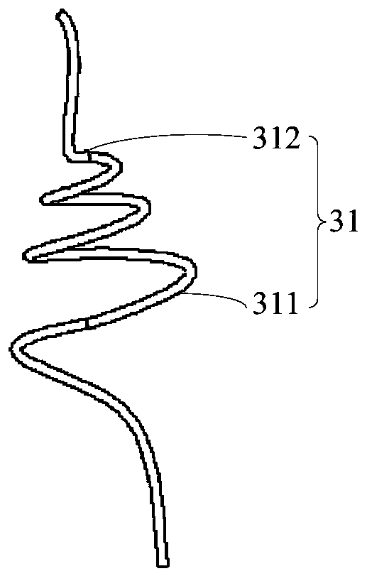 Cardiac valve tying rope and cardiac valve component comprising the same